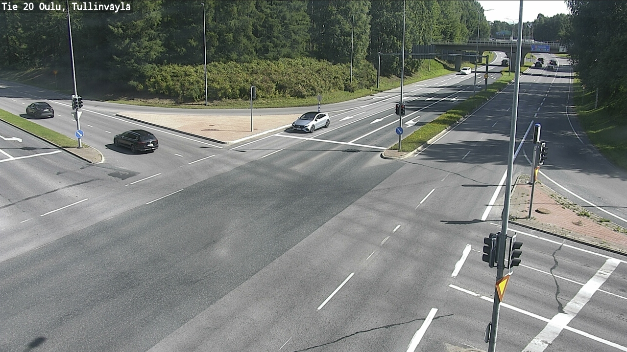 Weather Camera Image Väg 20 Uleåborg, Tullinväylä, Oulu, Pohjois-Pohjanmaa