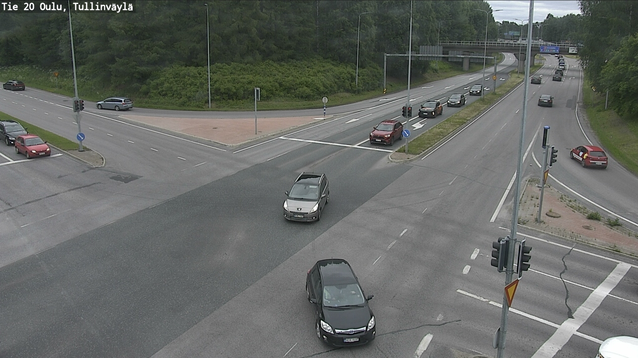 Weather Camera Image Väg 20 Uleåborg, Tullinväylä, Oulu, Pohjois-Pohjanmaa