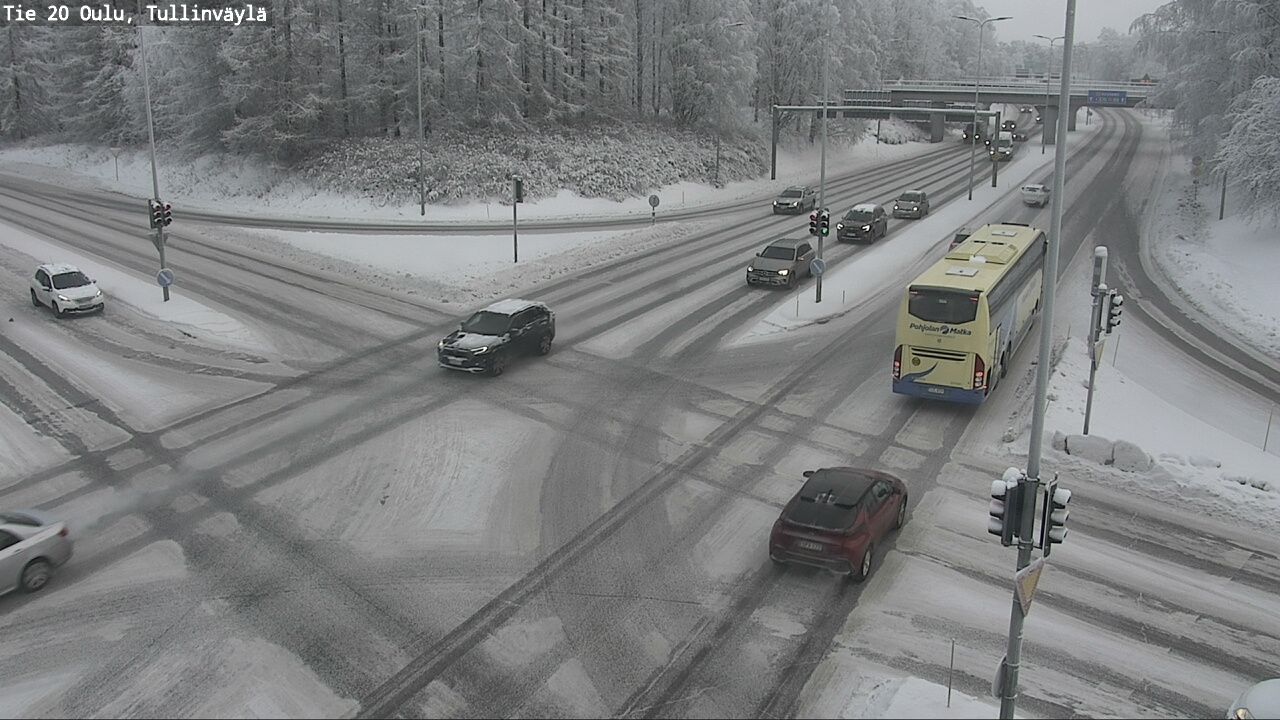 Weather Camera Image Väg 20 Uleåborg, Tullinväylä, Oulu, Pohjois-Pohjanmaa