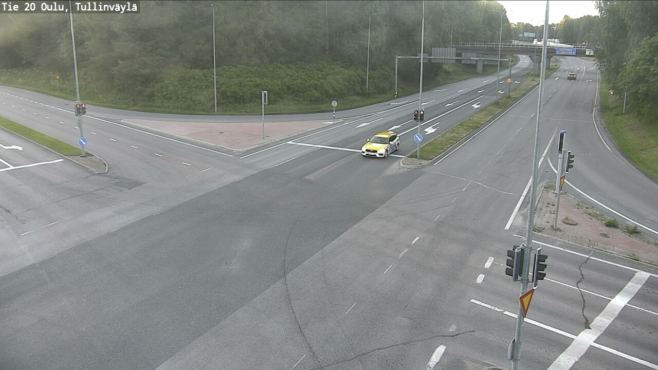 Weather Camera Image Väg 20 Uleåborg, Tullinväylä, Oulu, Pohjois-Pohjanmaa