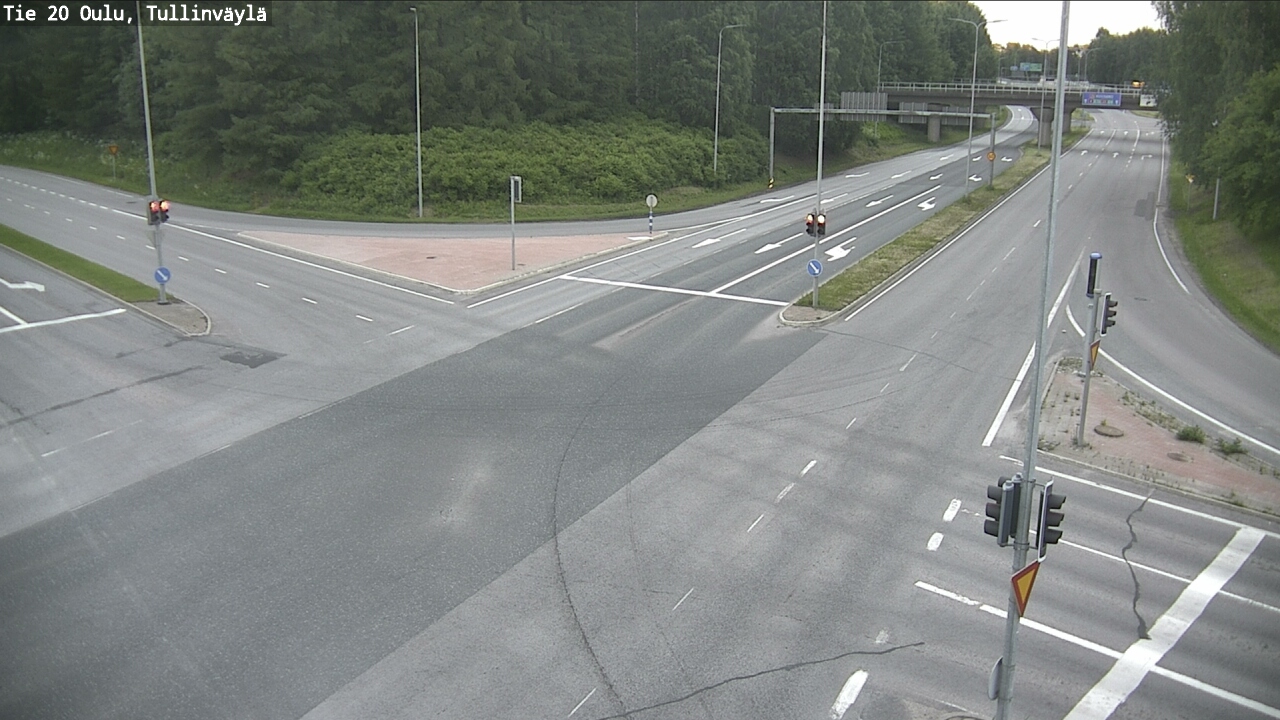 Weather Camera Image Väg 20 Uleåborg, Tullinväylä, Oulu, Pohjois-Pohjanmaa