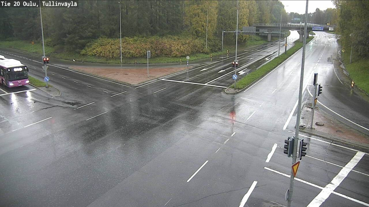 Weather Camera Image Road 20 Oulu, Tullinväylä, Oulu, Pohjois-Pohjanmaa