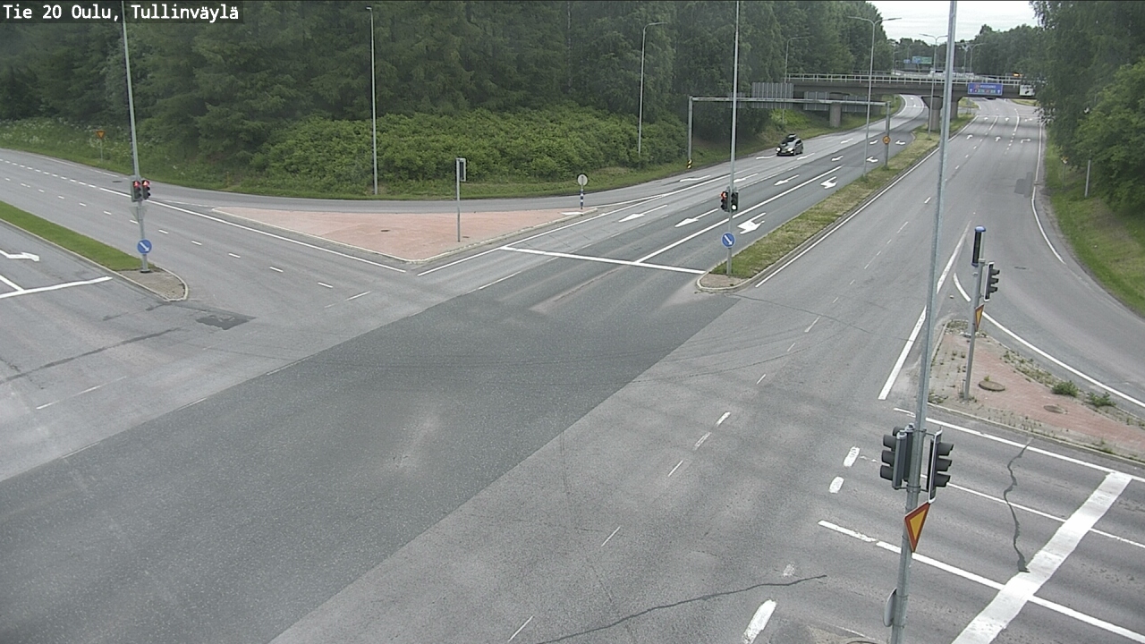Weather Camera Image Väg 20 Uleåborg, Tullinväylä, Oulu, Pohjois-Pohjanmaa