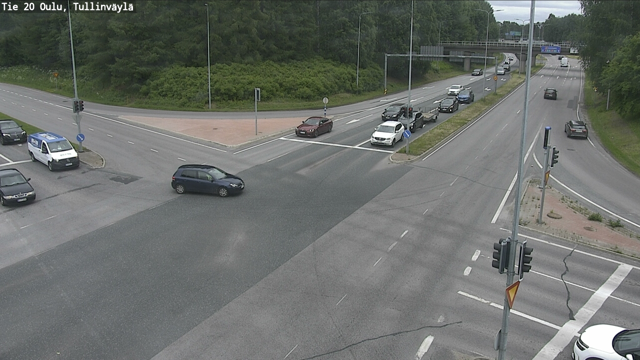 Weather Camera Image Väg 20 Uleåborg, Tullinväylä, Oulu, Pohjois-Pohjanmaa