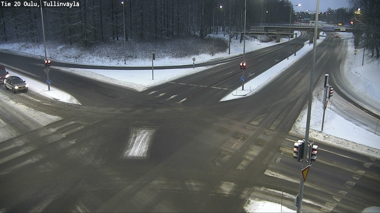 Weather Camera Image Väg 20 Uleåborg, Tullinväylä, Oulu, Pohjois-Pohjanmaa