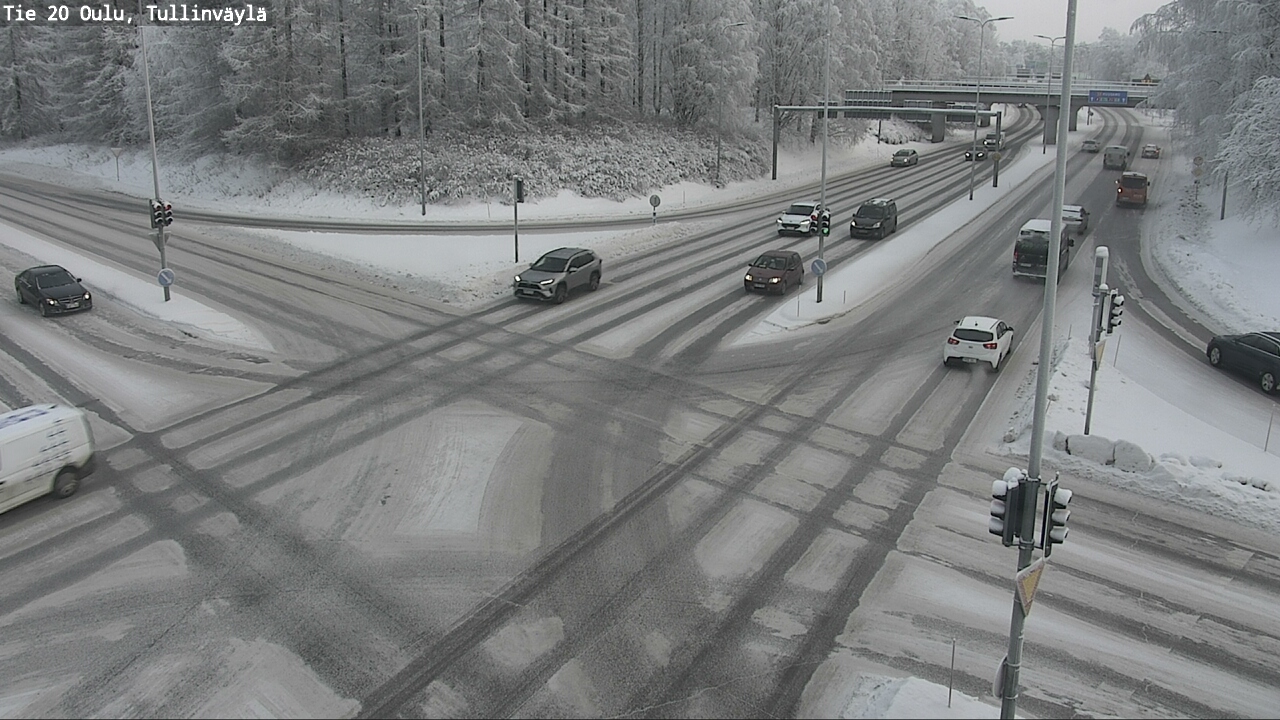 Weather Camera Image Väg 20 Uleåborg, Tullinväylä, Oulu, Pohjois-Pohjanmaa