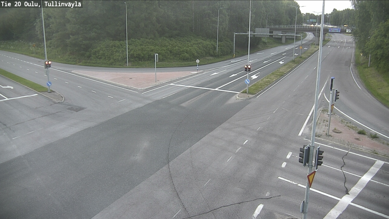 Weather Camera Image Väg 20 Uleåborg, Tullinväylä, Oulu, Pohjois-Pohjanmaa