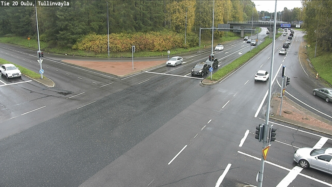 Weather Camera Image Väg 20 Uleåborg, Tullinväylä, Oulu, Pohjois-Pohjanmaa
