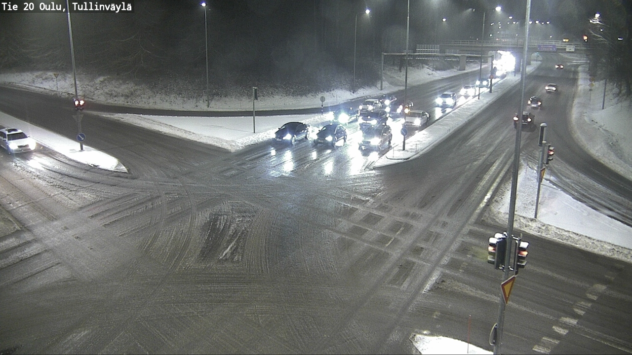 Weather Camera Image Väg 20 Uleåborg, Tullinväylä, Oulu, Pohjois-Pohjanmaa