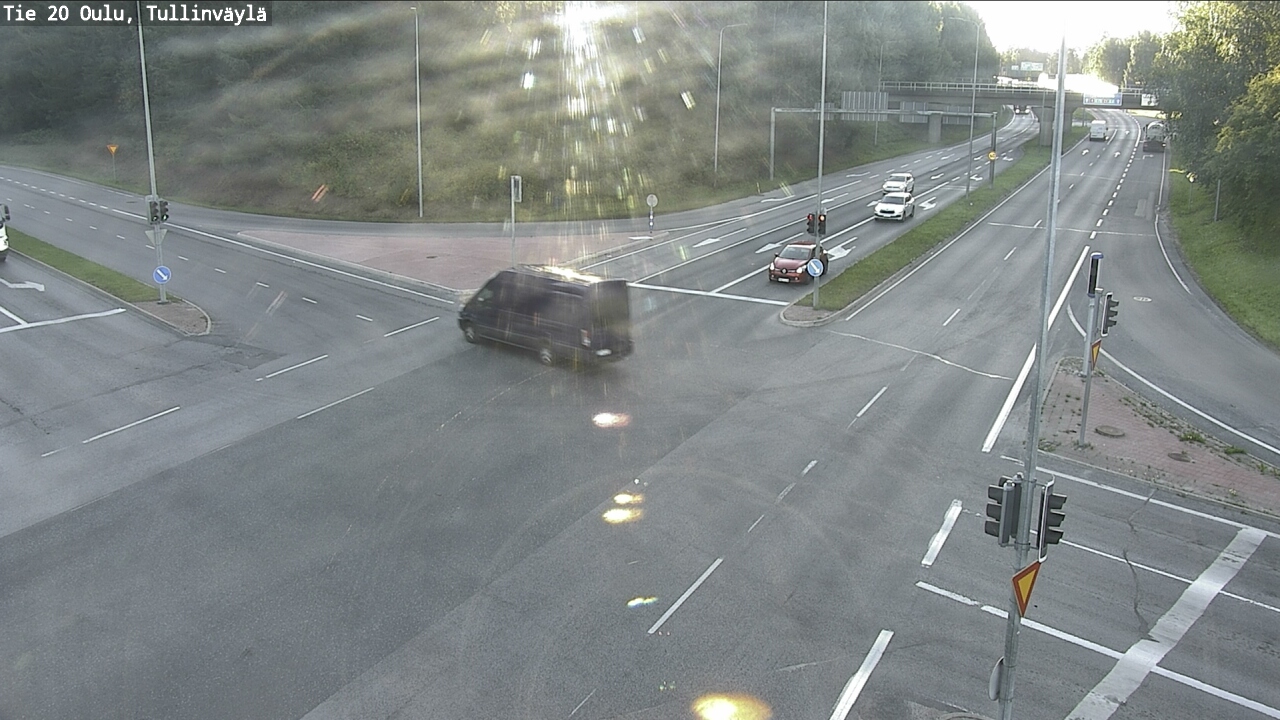 Weather Camera Image Road 20 Oulu, Tullinväylä, Oulu, Pohjois-Pohjanmaa