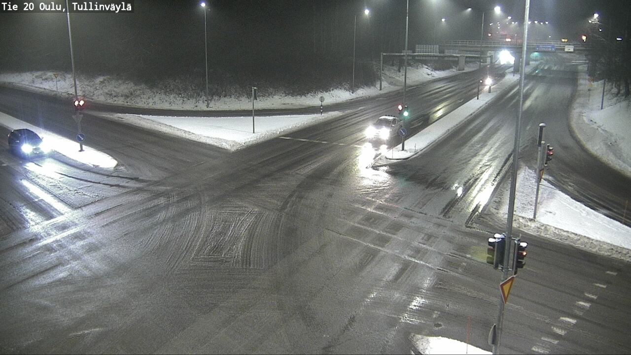Weather Camera Image Väg 20 Uleåborg, Tullinväylä, Oulu, Pohjois-Pohjanmaa