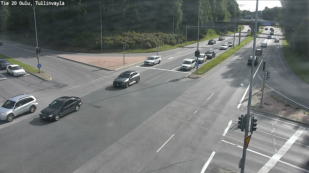 Weather Camera Image Väg 20 Uleåborg, Tullinväylä, Oulu, Pohjois-Pohjanmaa