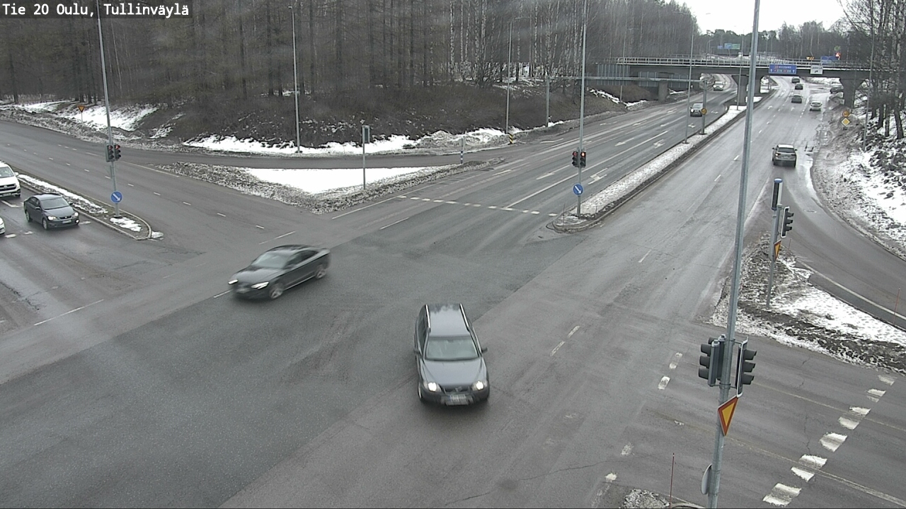 Weather Camera Image Road 20 Oulu, Tullinväylä, Oulu, Pohjois-Pohjanmaa