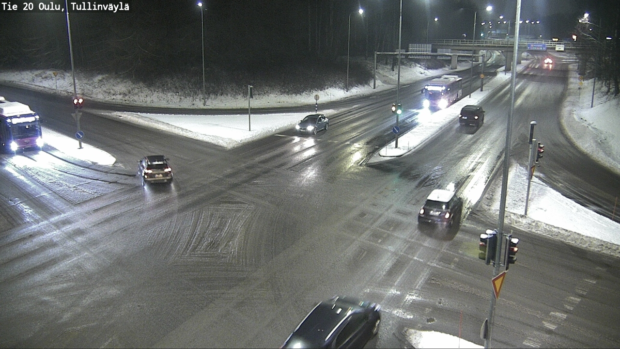 Weather Camera Image Väg 20 Uleåborg, Tullinväylä, Oulu, Pohjois-Pohjanmaa