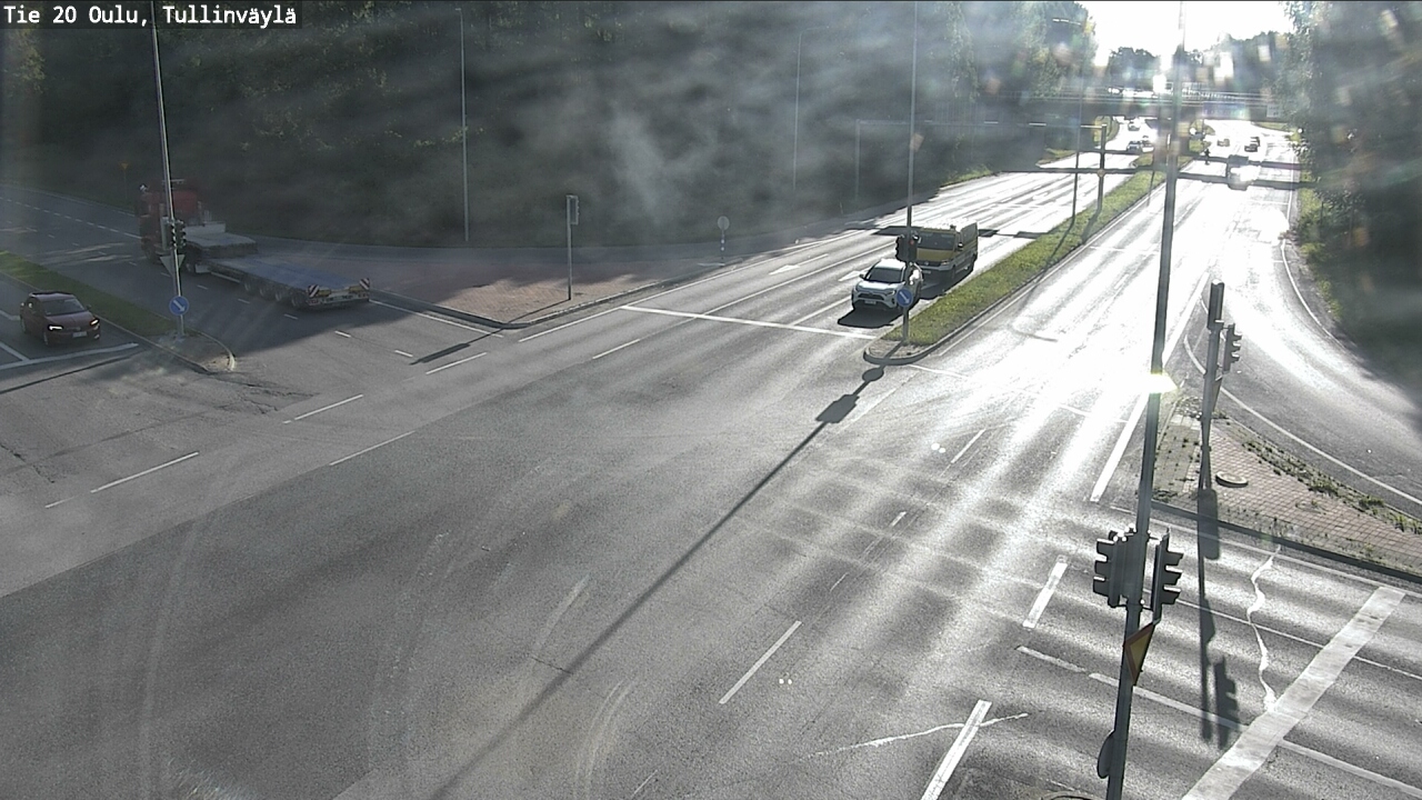 Weather Camera Image Väg 20 Uleåborg, Tullinväylä, Oulu, Pohjois-Pohjanmaa