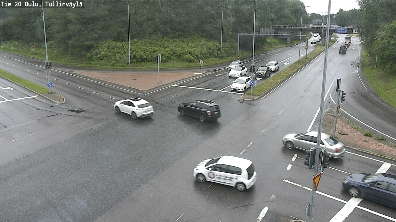 Weather Camera Image Road 20 Oulu, Tullinväylä, Oulu, Pohjois-Pohjanmaa