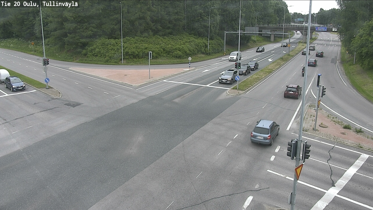 Weather Camera Image Väg 20 Uleåborg, Tullinväylä, Oulu, Pohjois-Pohjanmaa