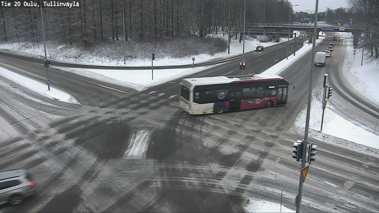 Weather Camera Image Väg 20 Uleåborg, Tullinväylä, Oulu, Pohjois-Pohjanmaa