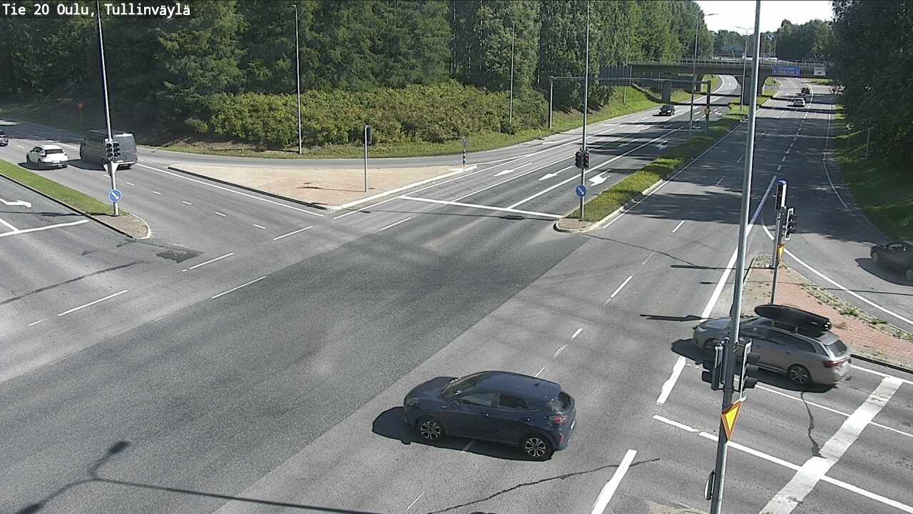 Weather Camera Image Road 20 Oulu, Tullinväylä, Oulu, Pohjois-Pohjanmaa