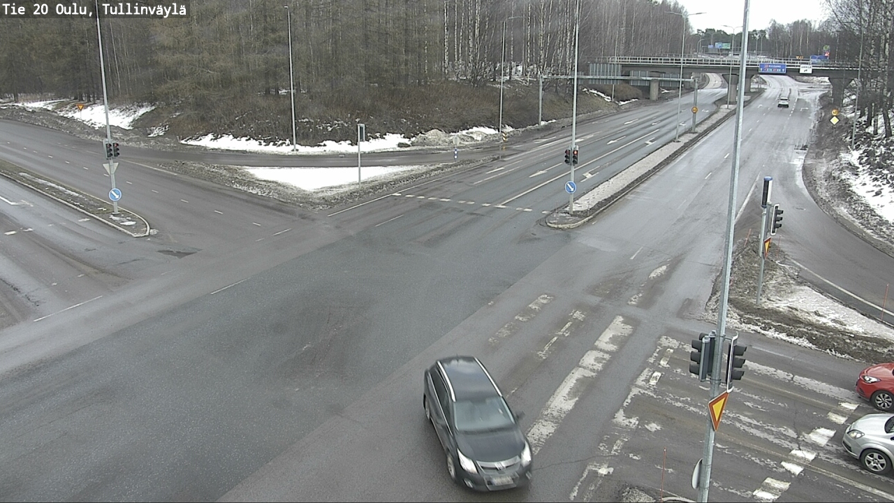 Weather Camera Image Road 20 Oulu, Tullinväylä, Oulu, Pohjois-Pohjanmaa