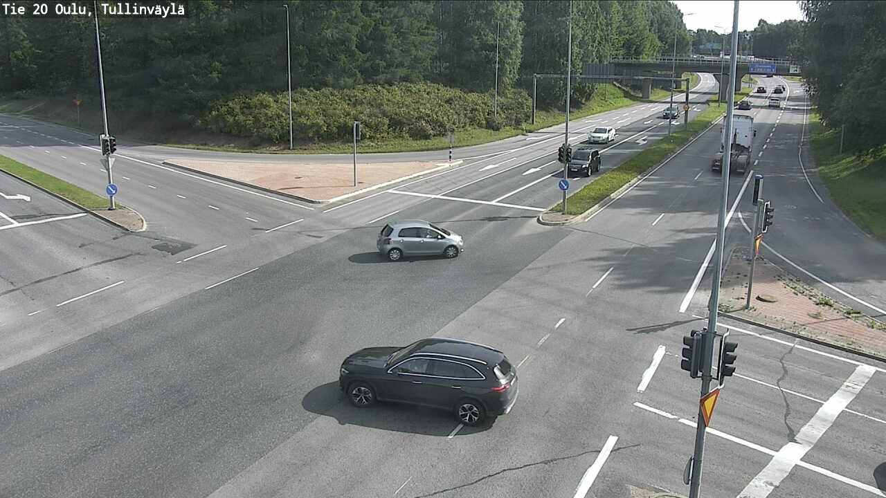 Weather Camera Image Väg 20 Uleåborg, Tullinväylä, Oulu, Pohjois-Pohjanmaa