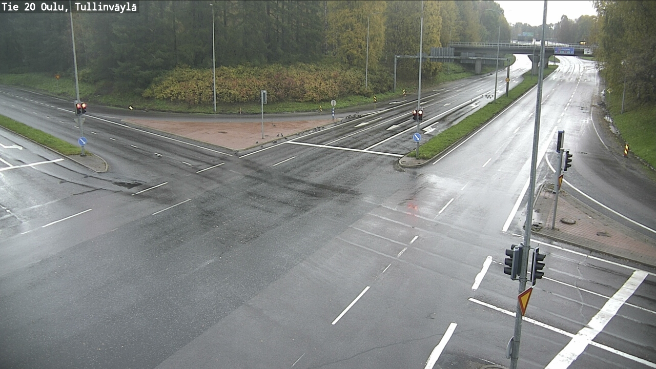Weather Camera Image Road 20 Oulu, Tullinväylä, Oulu, Pohjois-Pohjanmaa