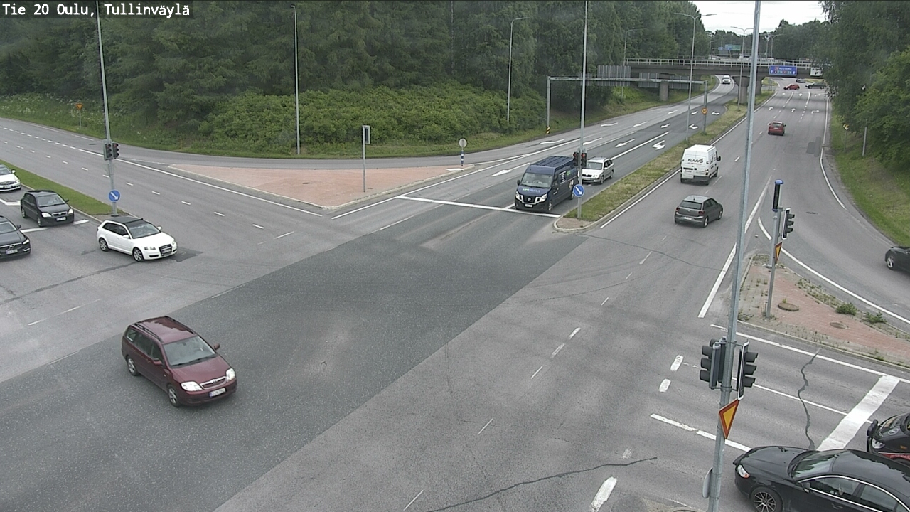 Weather Camera Image Väg 20 Uleåborg, Tullinväylä, Oulu, Pohjois-Pohjanmaa