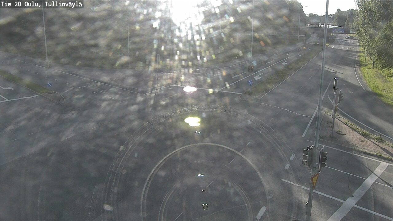 Weather Camera Image Väg 20 Uleåborg, Tullinväylä, Oulu, Pohjois-Pohjanmaa