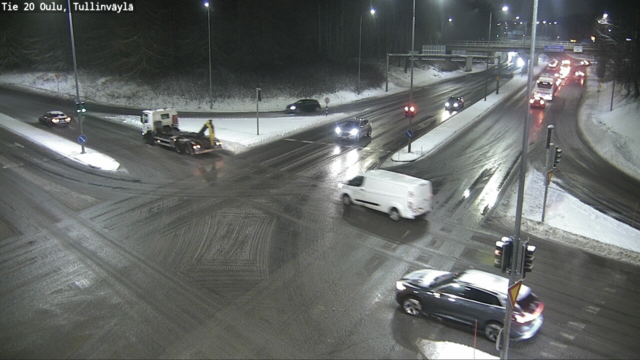 Weather Camera Image Väg 20 Uleåborg, Tullinväylä, Oulu, Pohjois-Pohjanmaa
