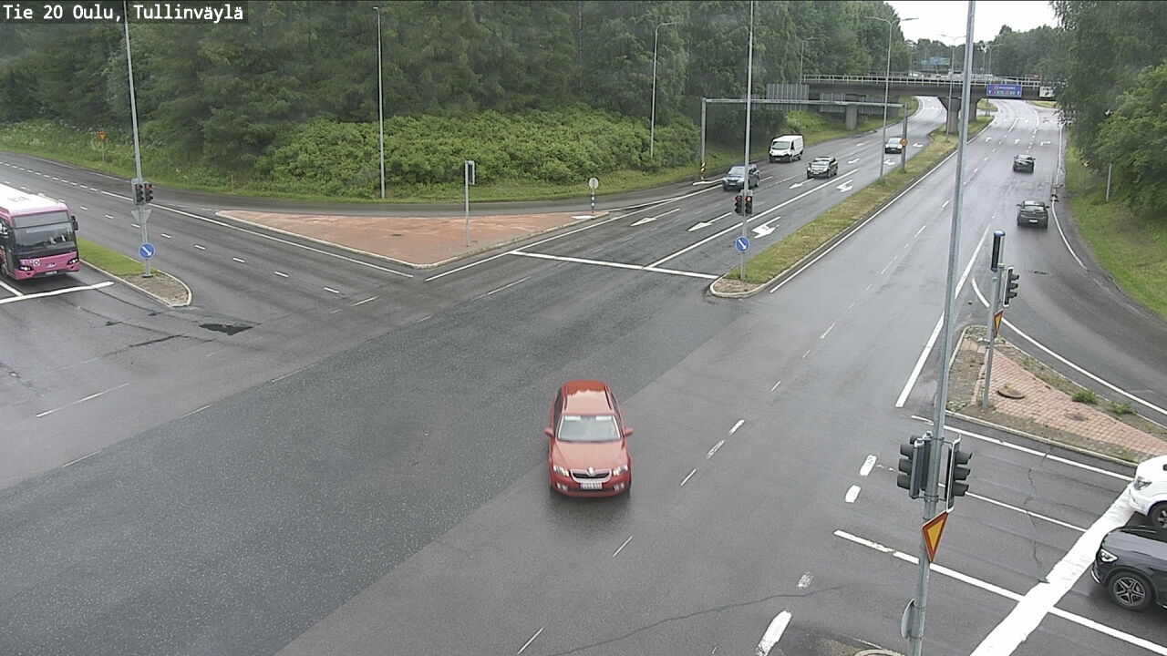 Weather Camera Image Road 20 Oulu, Tullinväylä, Oulu, Pohjois-Pohjanmaa