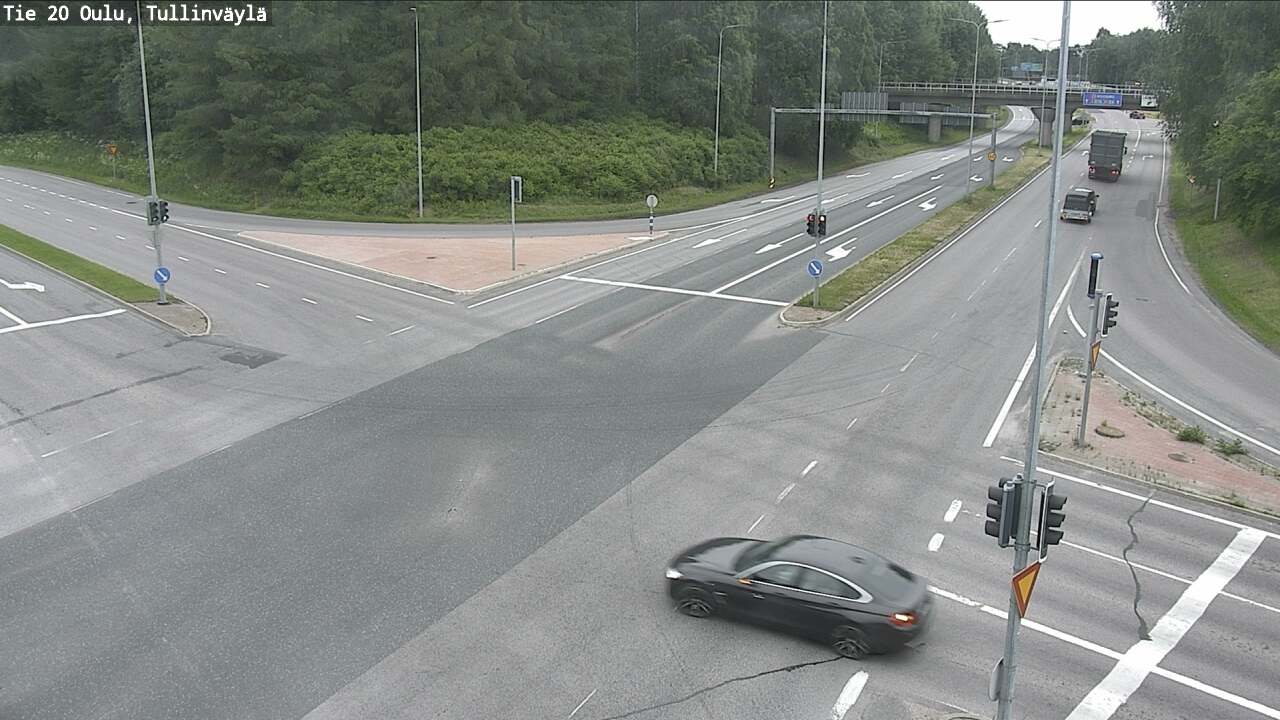 Weather Camera Image Väg 20 Uleåborg, Tullinväylä, Oulu, Pohjois-Pohjanmaa