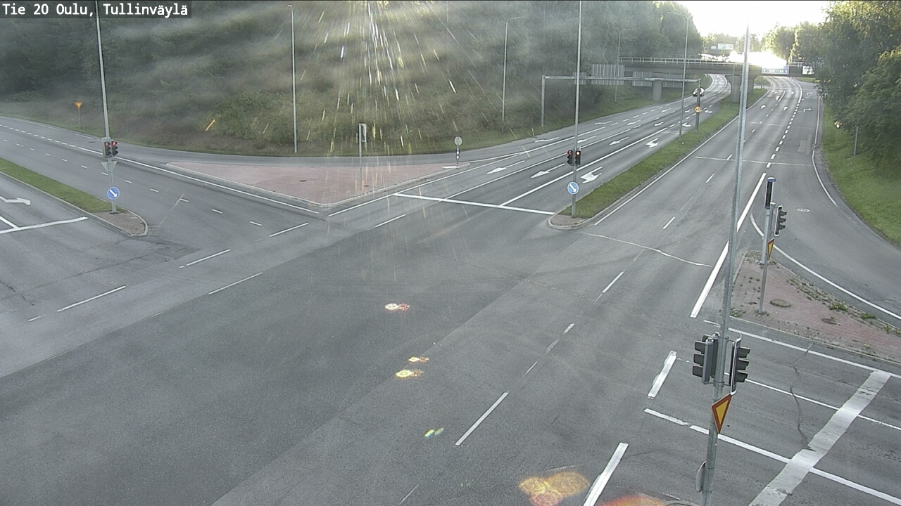 Weather Camera Image Road 20 Oulu, Tullinväylä, Oulu, Pohjois-Pohjanmaa