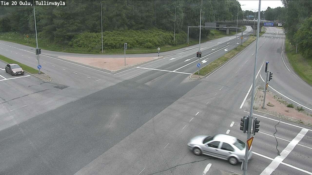 Weather Camera Image Väg 20 Uleåborg, Tullinväylä, Oulu, Pohjois-Pohjanmaa