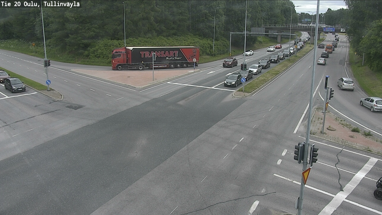 Weather Camera Image Väg 20 Uleåborg, Tullinväylä, Oulu, Pohjois-Pohjanmaa