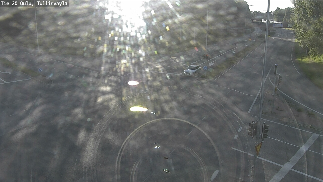 Weather Camera Image Väg 20 Uleåborg, Tullinväylä, Oulu, Pohjois-Pohjanmaa