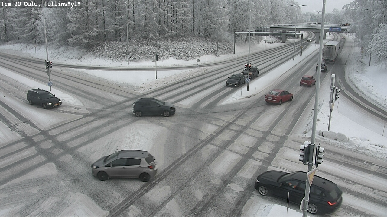 Weather Camera Image Väg 20 Uleåborg, Tullinväylä, Oulu, Pohjois-Pohjanmaa