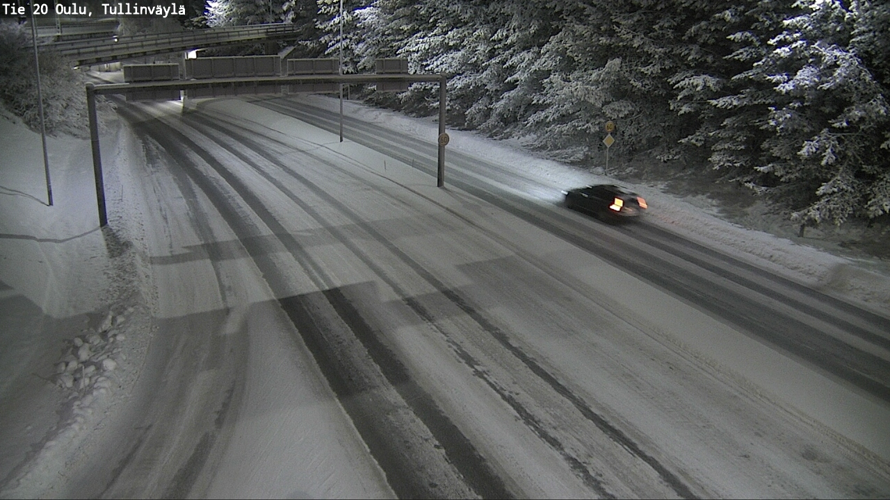 Weather Camera Image Road 20 Oulu, Tullinväylä, Oulu, Pohjois-Pohjanmaa