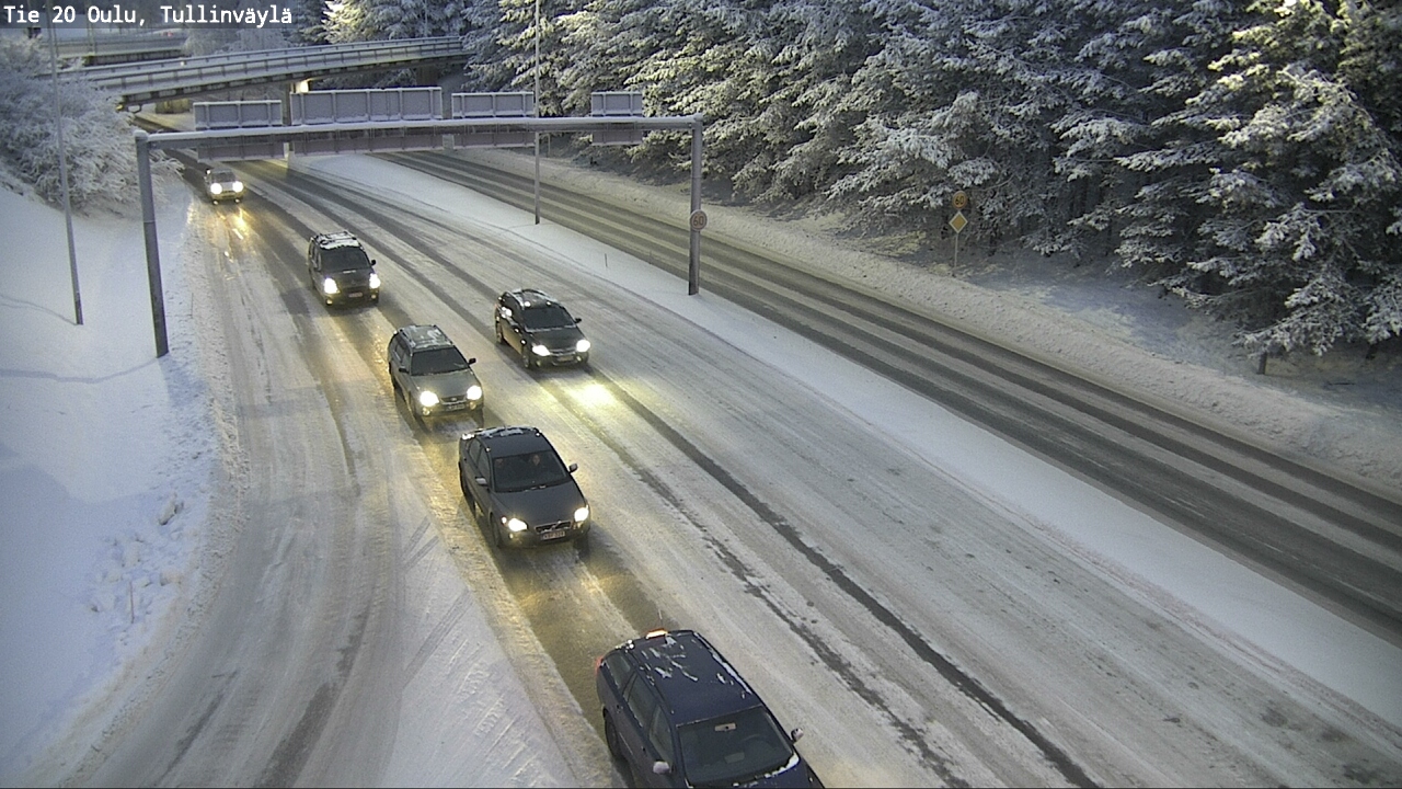 Weather Camera Image Väg 20 Uleåborg, Tullinväylä, Oulu, Pohjois-Pohjanmaa