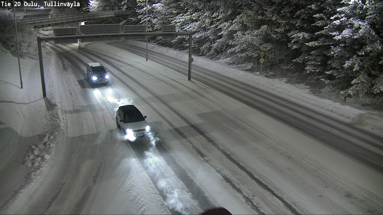 Weather Camera Image Road 20 Oulu, Tullinväylä, Oulu, Pohjois-Pohjanmaa