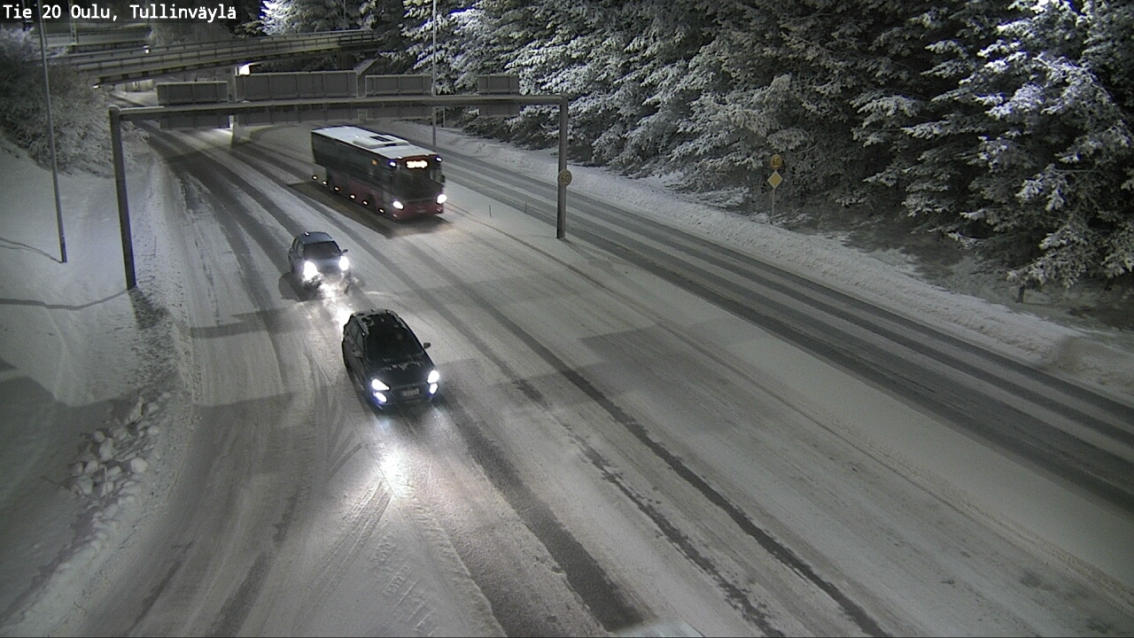 Weather Camera Image Väg 20 Uleåborg, Tullinväylä, Oulu, Pohjois-Pohjanmaa