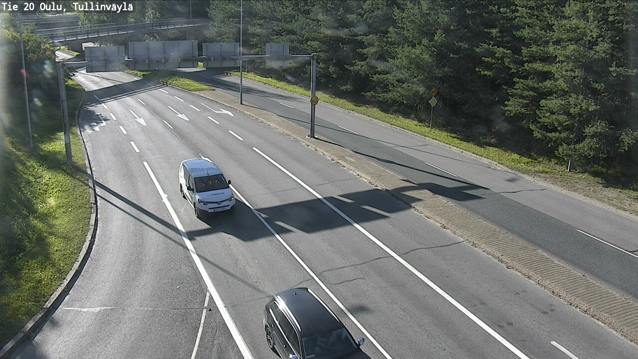 Weather Camera Image Road 20 Oulu, Tullinväylä, Oulu, Pohjois-Pohjanmaa