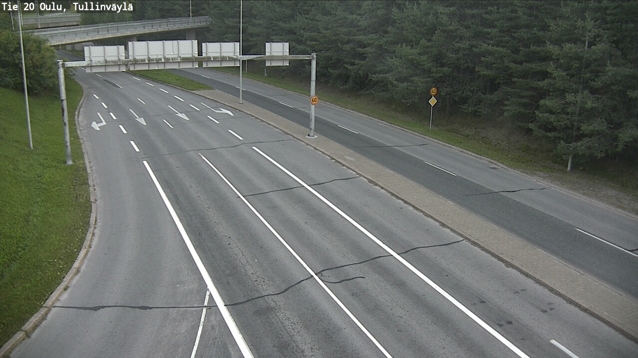 Weather Camera Image Road 20 Oulu, Tullinväylä, Oulu, Pohjois-Pohjanmaa