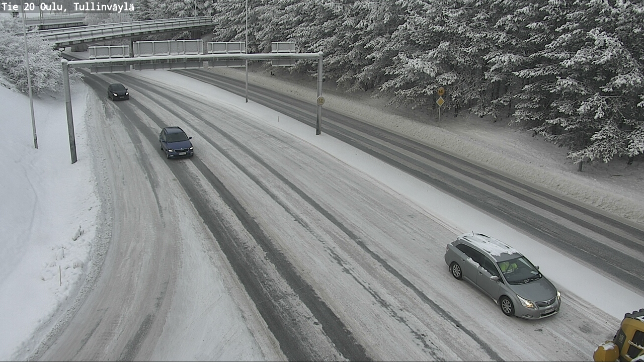Weather Camera Image Väg 20 Uleåborg, Tullinväylä, Oulu, Pohjois-Pohjanmaa