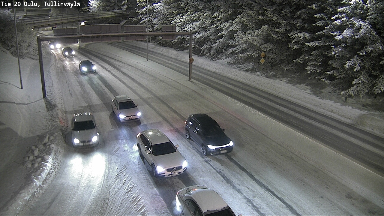 Weather Camera Image Väg 20 Uleåborg, Tullinväylä, Oulu, Pohjois-Pohjanmaa