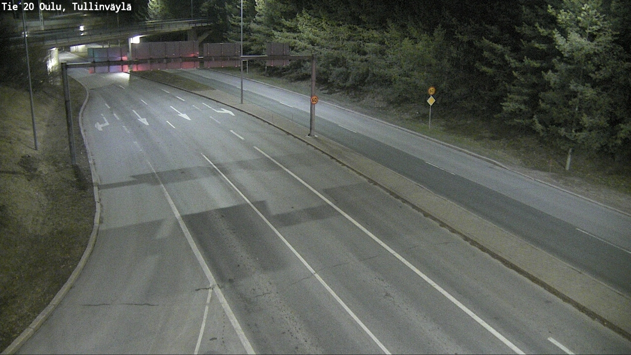 Weather Camera Image Road 20 Oulu, Tullinväylä, Oulu, Pohjois-Pohjanmaa