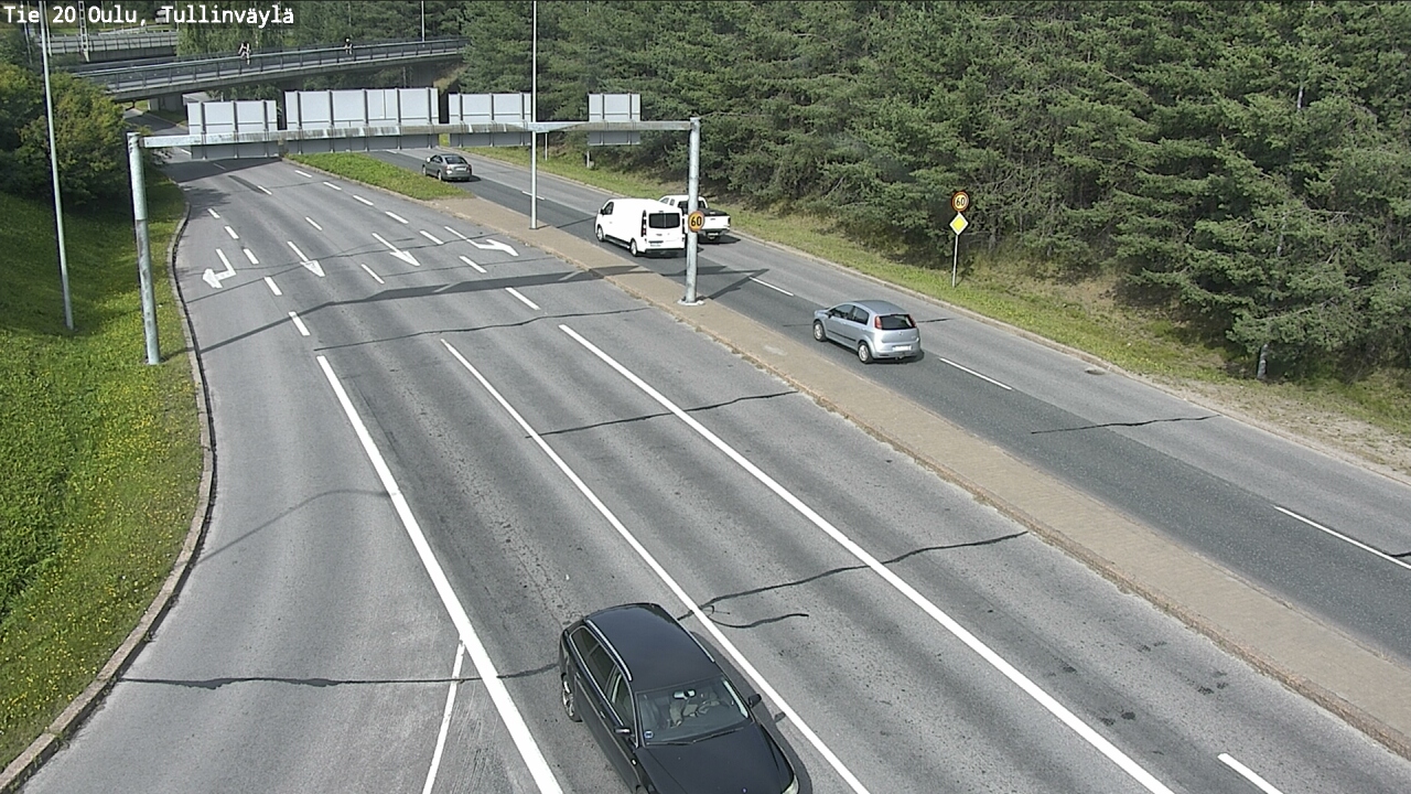 Weather Camera Image Road 20 Oulu, Tullinväylä, Oulu, Pohjois-Pohjanmaa