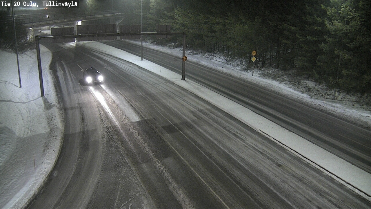 Weather Camera Image Road 20 Oulu, Tullinväylä, Oulu, Pohjois-Pohjanmaa