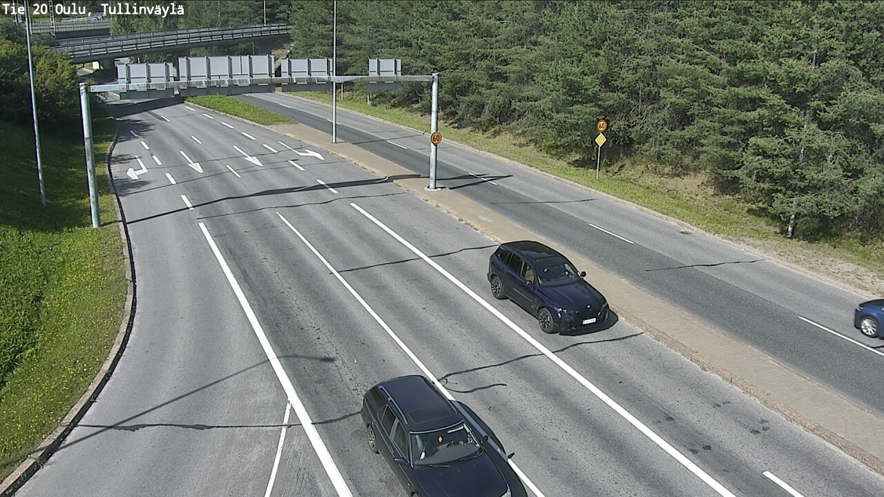 Weather Camera Image Road 20 Oulu, Tullinväylä, Oulu, Pohjois-Pohjanmaa