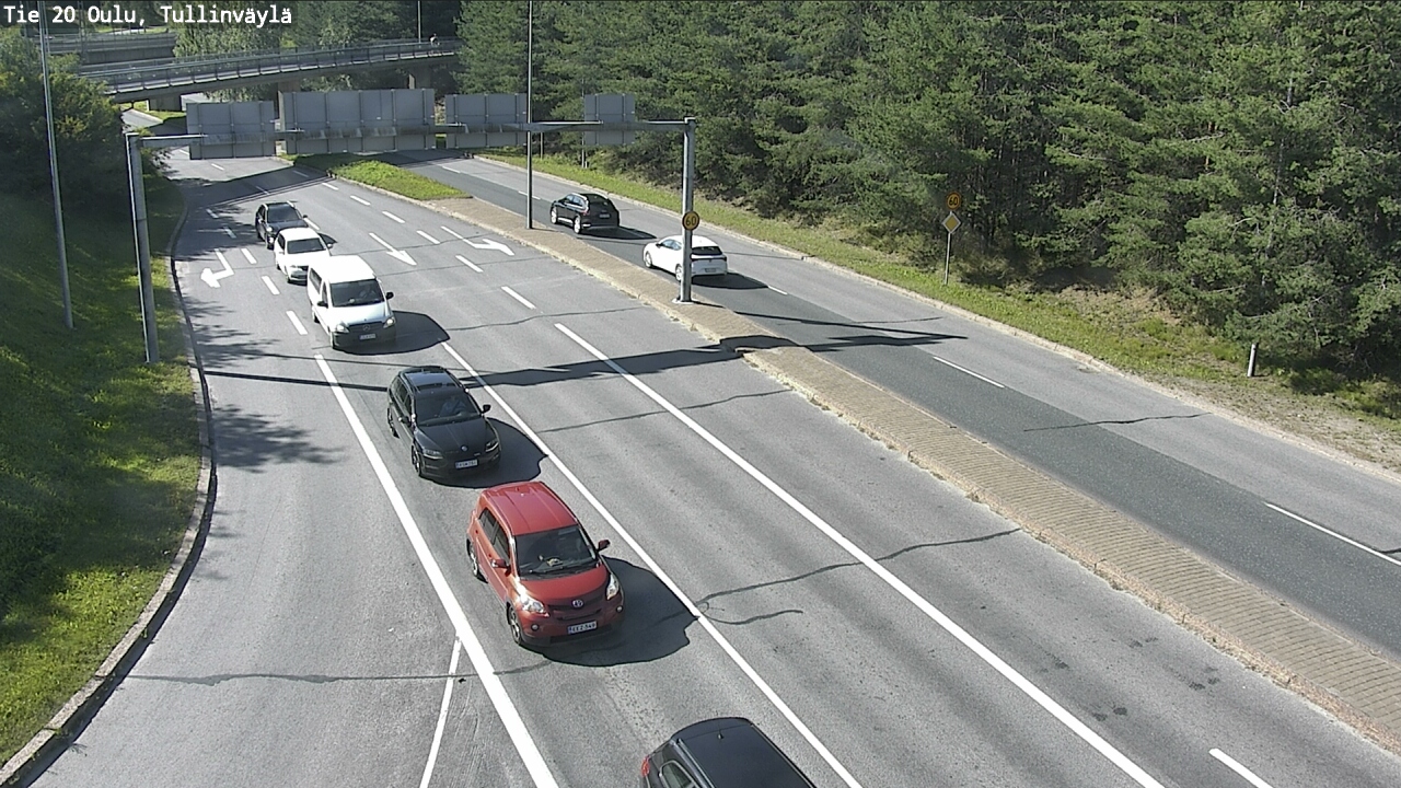 Weather Camera Image Road 20 Oulu, Tullinväylä, Oulu, Pohjois-Pohjanmaa