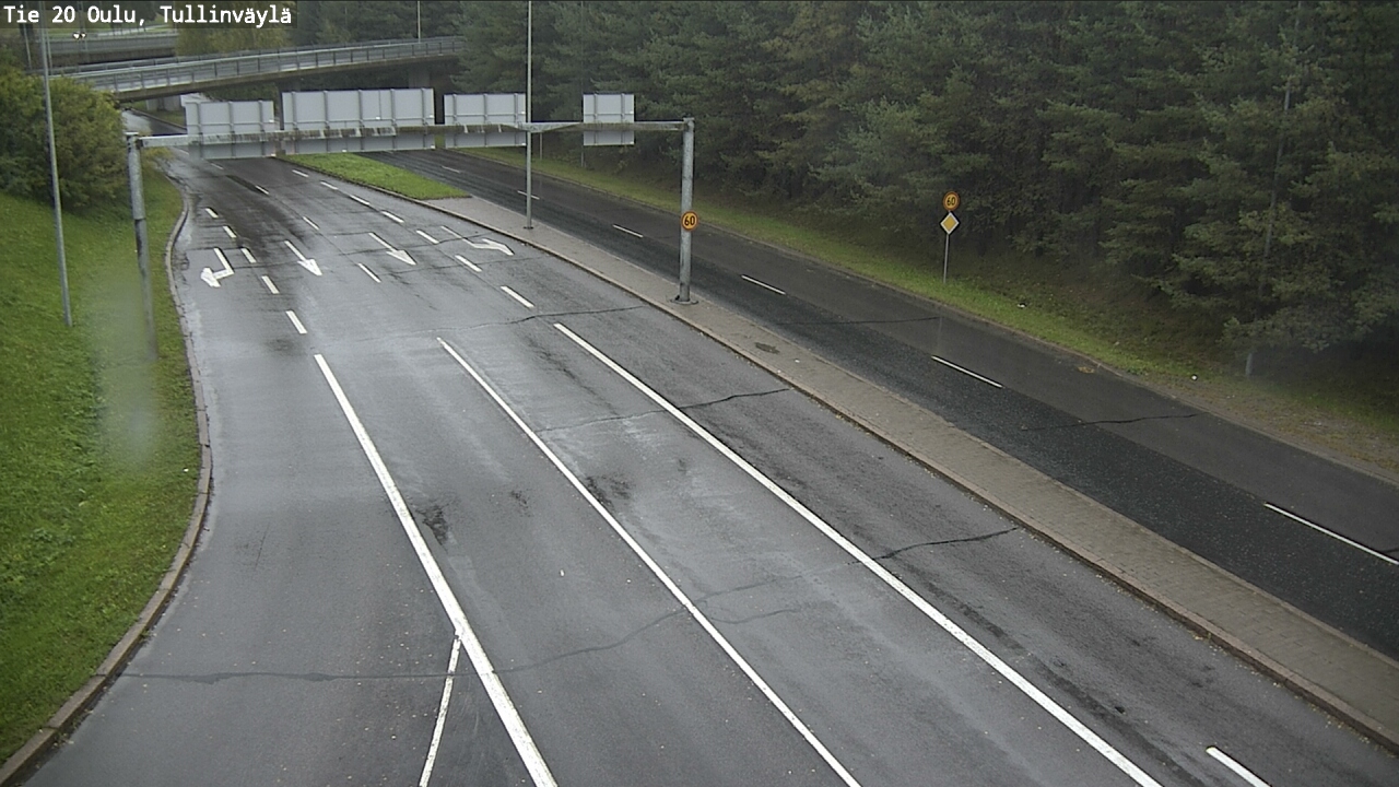 Weather Camera Image Väg 20 Uleåborg, Tullinväylä, Oulu, Pohjois-Pohjanmaa
